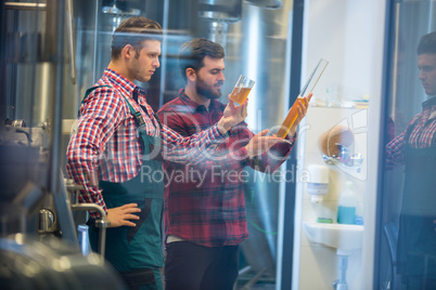 Brewers testing beer