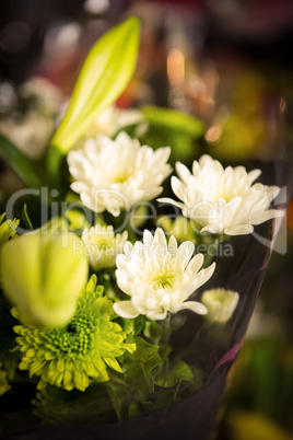 Close-up of bouquet of flowers