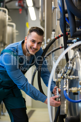 Maintained worker working at brewery