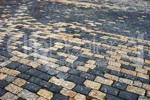 Moscow Red Square pavement textured background