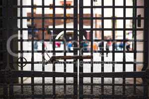 Moscow Kremlin gate closeup background