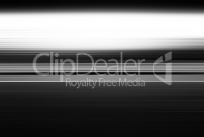 Horizontal black and white motion blur illustration background