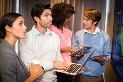 Business people having discussion in the conference room