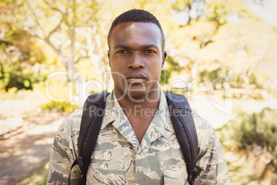 Portrait of man posing for the camera