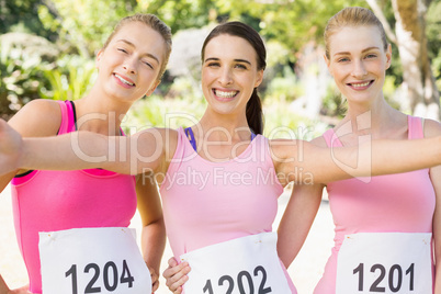 Portrait of young athlete women posing