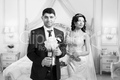 Italian wedding couple