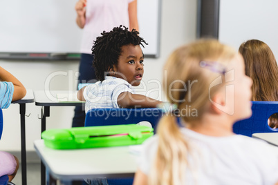 Schoolkids in classroom