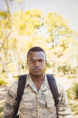 Portrait of man posing for the camera