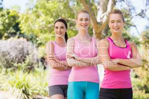 Portrait of young athlete women standing