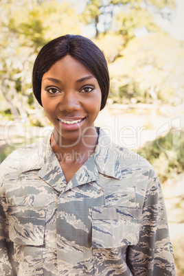 Woman posing for the camera