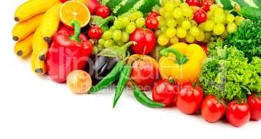 fruits and vegetables