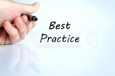 Best practice text concept