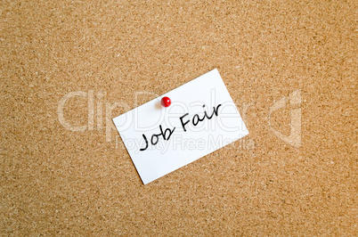 Job Fair Sticky Note Concept