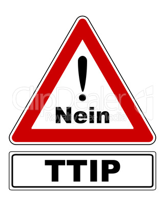 Warnschild mit Ausrufezeichen und Zusatzinformation