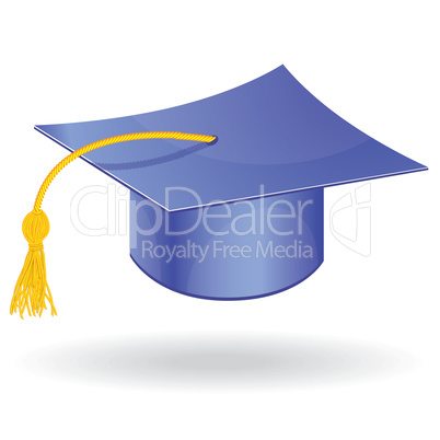 Graduation cap vector