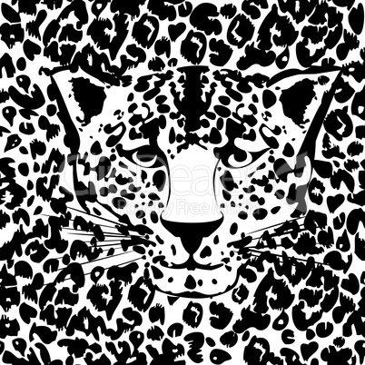 Seamless animal fur pattern vector