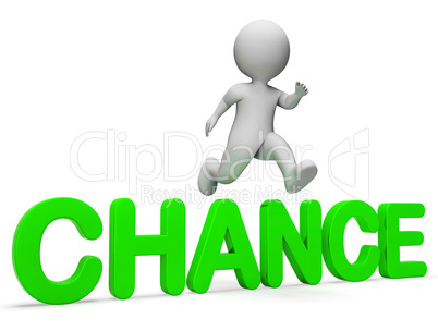 Chance Get Represents Probability Possible And Having 3d Renderi