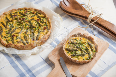 Spargel Quiche