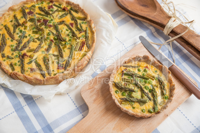 Spargel Quiche