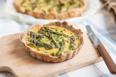 Spargel Quiche