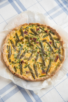 Spargel Quiche