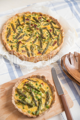 Spargel Quiche