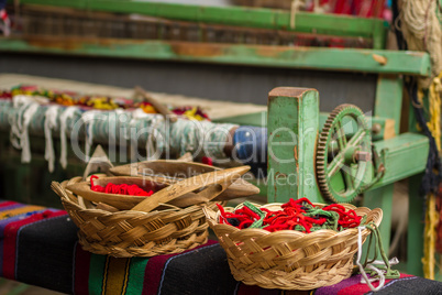 Weaving Loom and thread of yarn