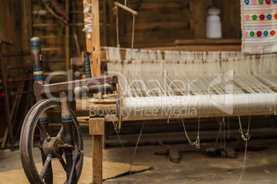 Weaving Loom and thread of yarn