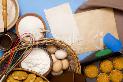 Ingredients for tiramisu