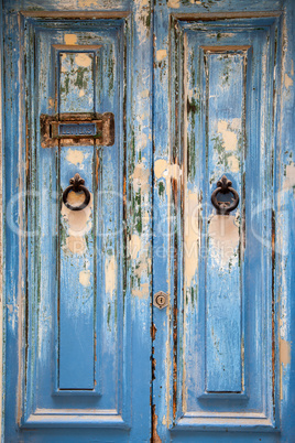 Weathered door