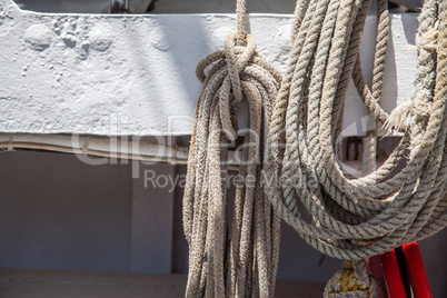 Hanged ropes