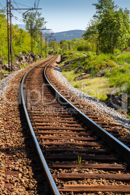 Old fashion railway