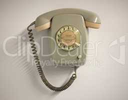 Vintage landline telephone