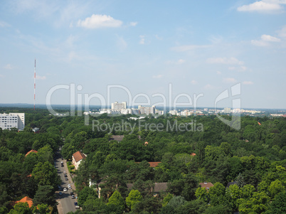 Aerial view of Berlin