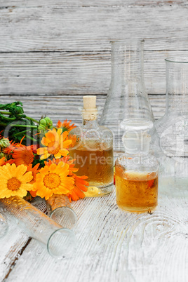 mixture of marigold