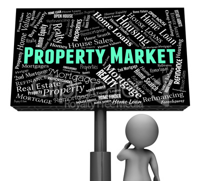 Property Market Indicates For Sale And Apartments