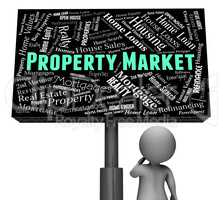 Property Market Indicates For Sale And Apartments