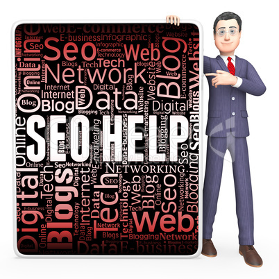 Seo Help Indicates Search Engine And Assistance