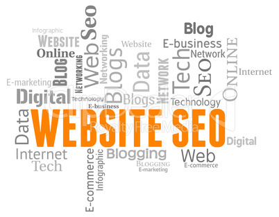 Website Seo Represents Search Engine And Internet