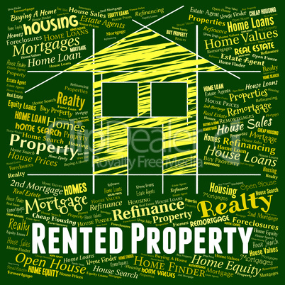 Rented Property Represents Apartments House And Rental