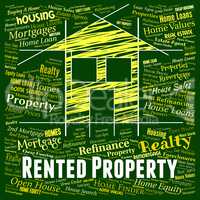 Rented Property Represents Apartments House And Rental