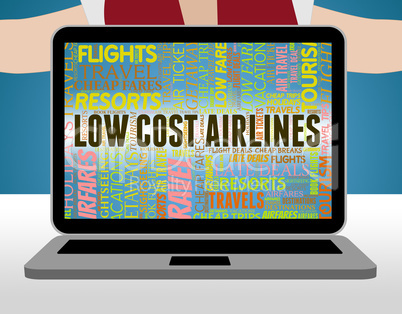 Low Cost Airlines Means Promotional Promotion And Discount