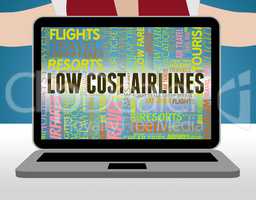 Low Cost Airlines Means Promotional Promotion And Discount