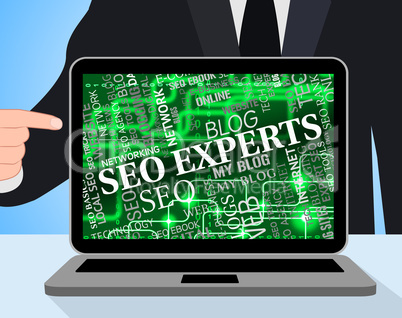 Seo Experts Represents Character Website And Skill
