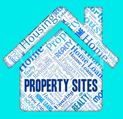 Property Sites Shows Housing Internet And Homes