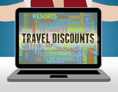 Travel Discounts Represents Offer Save And Discounted