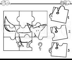 puzzle activity coloring task