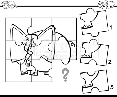 jigsaw activity coloring task