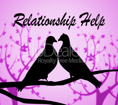 Relationship Help Shows Tenderness Helps And Devotion