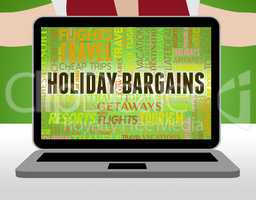 Holiday Bargains Represents Holidays Promotional And Vacation
